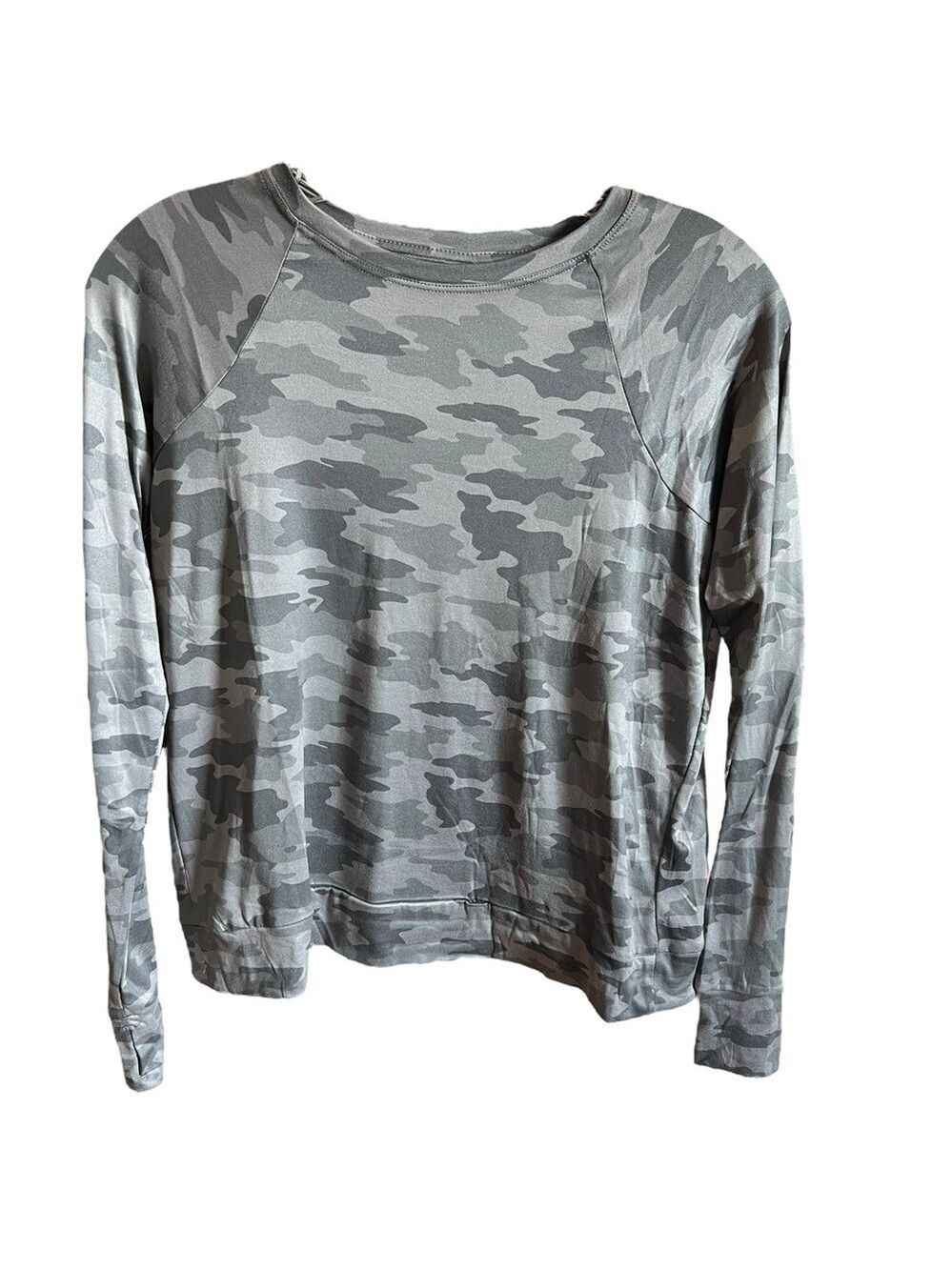 Kyodan Girl”s Gray Athletic Long Sleep Top Size L (12)